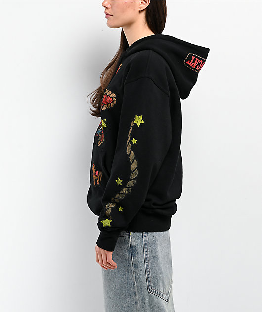Hello Kitty® & Friends | A.LAB Chococat™ Cowgirl Black Hoodie | Zumiez